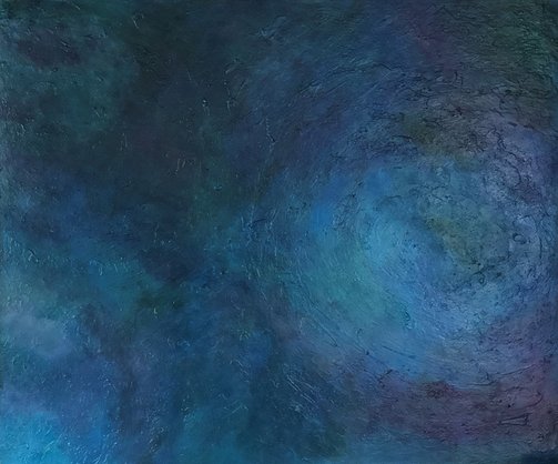 Quietude - abstrakt maleri - 100x120 cm