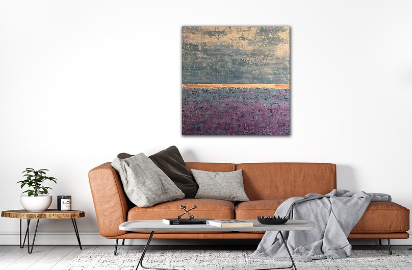 Endless - abstrakt maleri - 100x100cm - stue