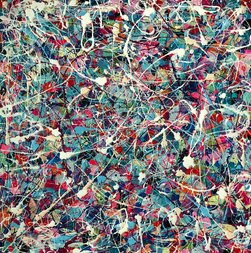 abstrakte malerier til salg - 90x90