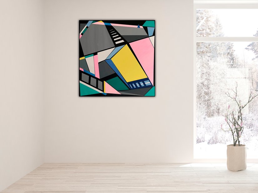 Own Your Space - abstrakt maleri